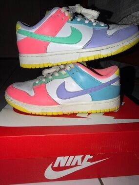 Nike Kids Multi-Pastel Low Top Sneakers